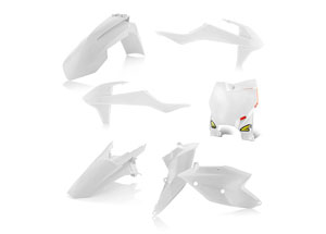 Kit plastique 5 elements KTM SX/SXF 16 - Blanc