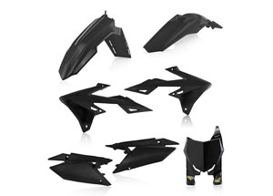 Kit plastique 5 elements SUZUKI RMZ 450 18 - Noir