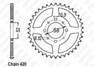 Couronne Sp 370 77-80