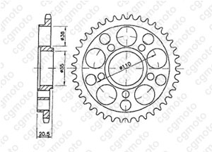 Kit chaine Ducati 748 Biposto