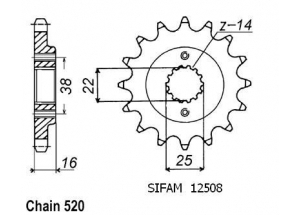 Kit chaine Ducati 900 Super Light