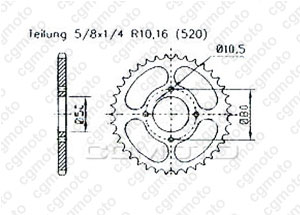 Kit chaine Eton 150 Yukon