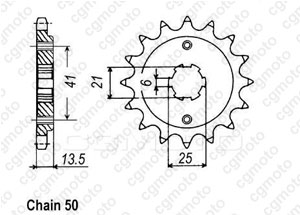 Kit chaine Honda Vf 400 F/Fd