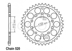 Kit chaine Honda Nc 750 S/X