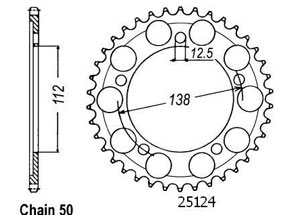 Kit chaine Honda Cbf 1000 F