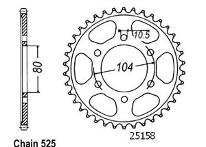 Kit chaine Kawasaki Z 900 ABS