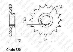 Kit chaine Suzuki 250 Rmx