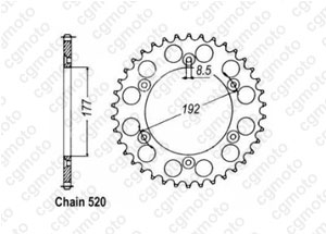 Kit chaine Husqvarna 240 Wr