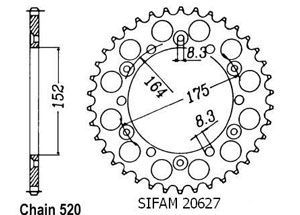 Kit chaine Yamaha Wr-f 400