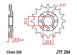 Kit chaine Yamaha Xte 600