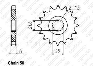 Kit chaine Yamaha Fz 750