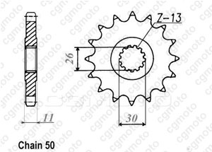 Kit chaine Yamaha Fj 1200 Abs