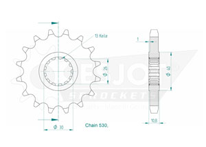 Kit chaine Yamaha Xjr 1300