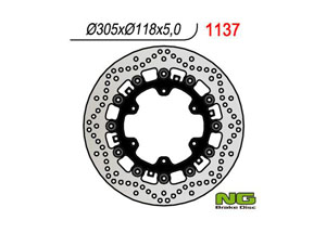 Disque de frein avant flottant R850R, R1100R, K1100 LT, SE, RS