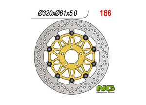 Disque de frein flottant avant droit