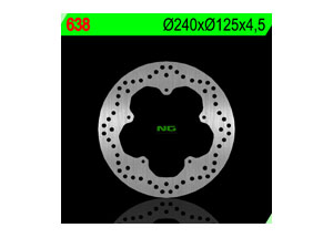 Disque de frein fixe rond NG Ø240xØ125x4,5mm