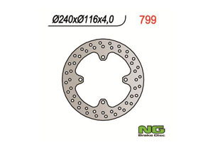 Disque de frein fixe arriere pour KX125/250