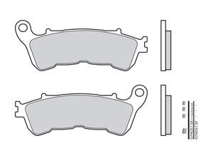 Plaquette de frein BREMBO type 07HO57LA métal fritté route