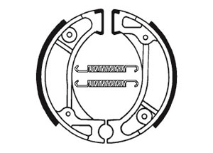 Machoires de frein Bendix BA057 Organique