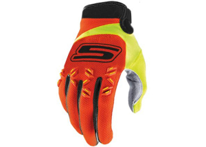 Gants Cross Orange-JauneF