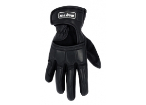 Gants 830  cuir noir tissu