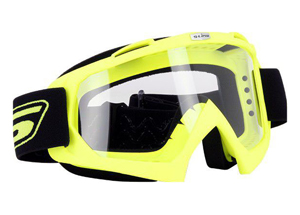 Masque Cross ECO Jaune Fluo