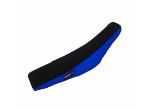 Housse de selle TM MX EN 125 250 300 99-02 2STROKE TOP BLACK- SIDE BLUE (M1009-2BBL)