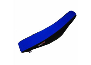 Housse de selle TM MX EN 125 250 300 99-02 2STROKE TOP BLUE- SIDE BLACK (M1009-2BLB)