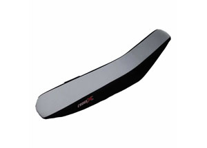 Housse de selle KTM SX 200 250 450 03,SX-SXF 125-525 03-06, EXC 04-07 TOP WHITE- SIDE BLACK (M512-2WB)