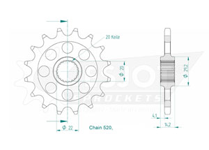 Pignon Esjot Lightweight