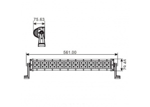 Projecteur 40 LED Quad 120w