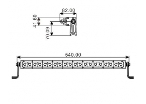 Projecteur 20 LED Quad 