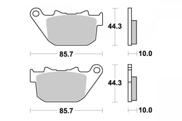 Plaquettes de frein spéciale CUSTOM SERIES Semi-Métal