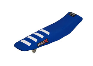 Housse de selle YAMAHA YZF 250 14-18 YZF 450 14-17 WRF 250 15-18 WRF 450 16-18 UGS COLOR WAVE BLUE-WHITE (UFM415-2BLW)