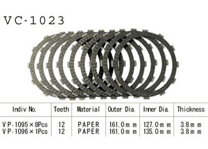 Kit Disques d'Embrayage Garnis Cbr1100 Xx 1997/1998