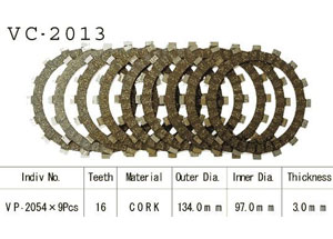 Kit Disques d'Embrayage Garnis Yzf 600 R 1995/1996