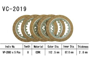 Kit Disques d'Embrayage Garnis Ttr 90 2000/2002