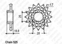 Pignon Rsv 1000 98-00 Pas 525