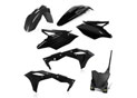 Kit plastique 5 elements KAWASAKI KXF250 18 - Noir