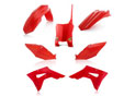 Kit plastique 5 elements HONDA CRF450RX 17 - Rouge