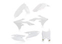 Kit plastique 5 elements SUZUKI RMZ 450 18 - Blanc