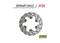 Disque de frein petale arriere fixe pour YZ125, 250, 250F, 400F