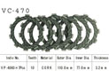 Kit Disques d'Embrayage Garnis Kx80 R/T 1991/1997