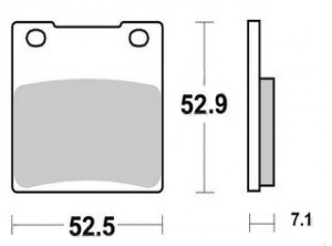 Plaquette Vesrah Métal Fritté